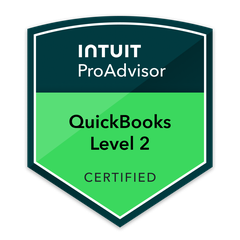 Intuit QuickBooks ProAdvisor, Level 2 Certified